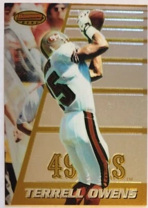 1996 Bowman Best 147 Terrell Owens HOF RC  - Picture 1 of 2