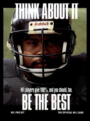 1991 Pro Set #728 Mike Singletary Chicago Bears TAI Football Card NM - Image 1 of 2