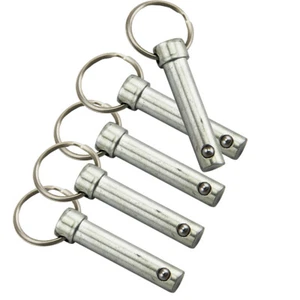 4 Pieces Diameter 6mm 8mm 10mm Quick Release Ball Pin with Sprung Ball End - Picture 1 of 30