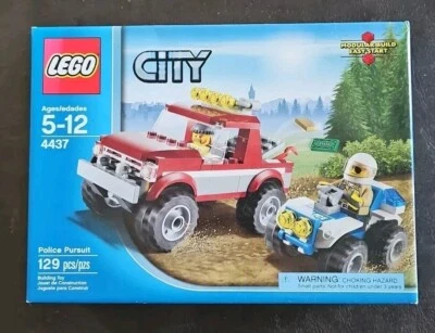 Nuevo POLICE PERSECUTION lego city legos set camioneta 4x4 ATV SUV jeep 4437 Foto 1 de 2