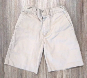 Classroom Uniforms Shorts Boys Size 8 Khaki Adjustable Waist Band Unisex - Picture 1 of 9