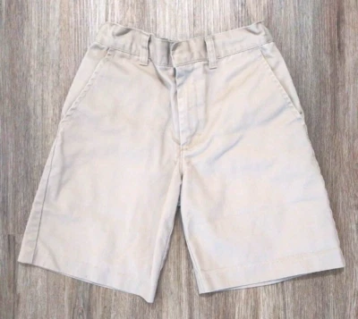 Classroom Uniforms Shorts Boys Size 8 Khaki Adjustable Waist Band Unisex - Image 1 of 4
