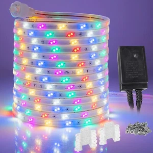 Colorful 16-Mode LED Strip Light, Outdoor Waterproof Connectable Lighting - Picture 1 of 8