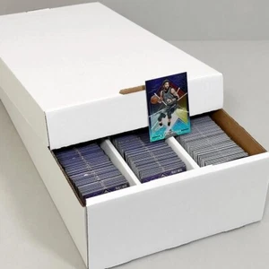 BCW 3000 unidades súper caja de zapatos juegos béisbol almacenamiento de tarjetas coleccionables apto para cargas superiores - Imagen 1 de 12