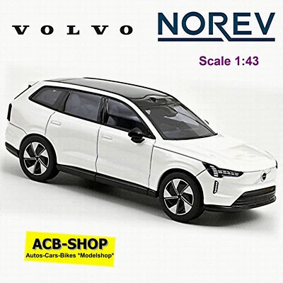 Volvo EX90 SUV 2023-25 Crystal White Pearl 1:43 Norev 870080 - Image 1 of 2
