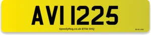 AVI 1225 - Cherished Number Plate (Dateless) AVI, AVRIL, AVIVA - Picture 1 of 1