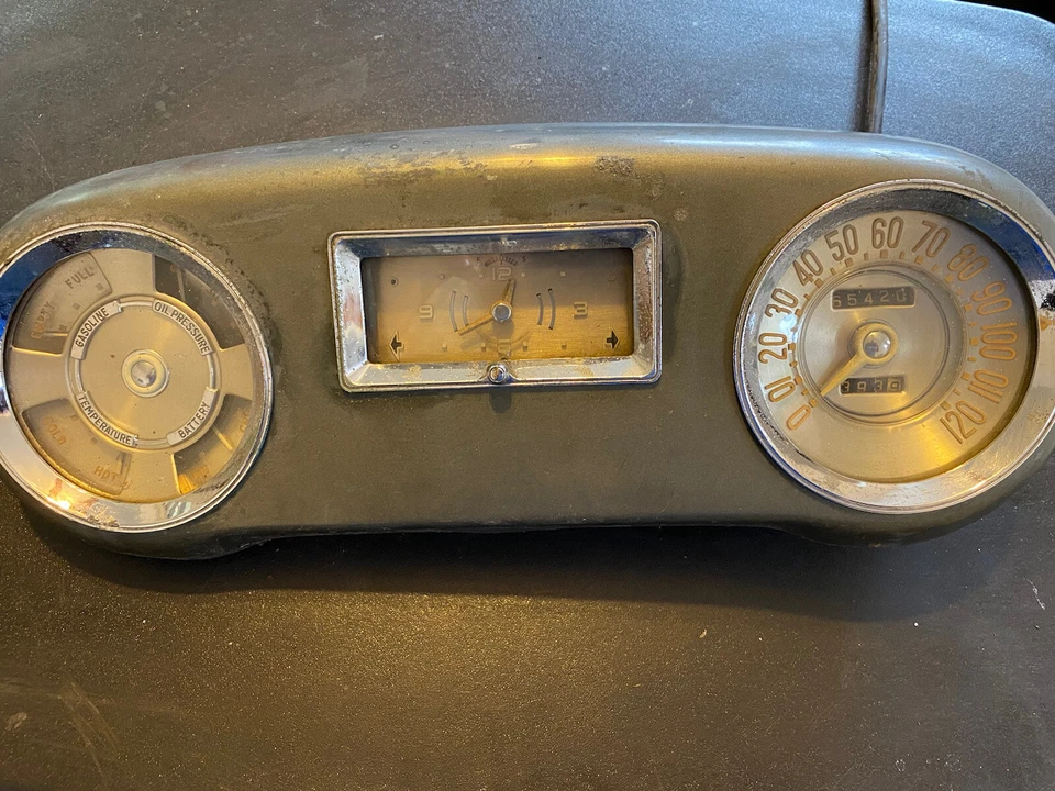 Velocímetro Lincoln Cosmopolitan 49 calibre interior racimo, reloj vintage Foto 1 de 4