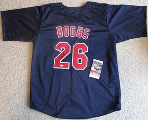 WADE BOGGS Signed BOSTON RED SOX Jersey JSA AUTHENTICATED - Picture 1 of 5