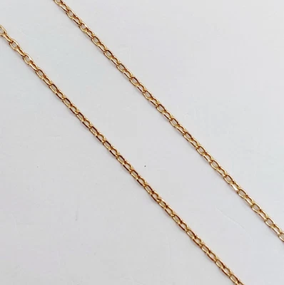 Chaine vintage or 18k mailles forçat 52 cm 2,32 gr - Photo 1/4