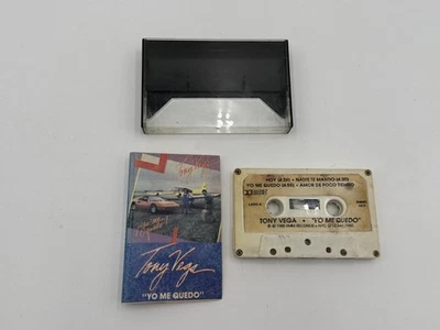 Vintage Tony Vega Cassette Tape Yo Me Quedo 1988 Salsa RMMC 4577 Latin Music - Image 1 of 3
