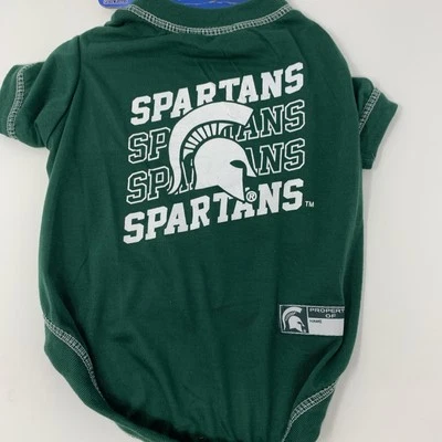 Camiseta Michigan State Spartans Pets First NCAA Gráfica Perro para Perro Deportivo M Foto 1 de 3