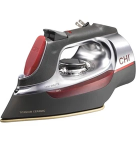 CHI Steam Iron for Clothes with 8’ Retractable Cord, 1700 Watts - Picture 1 of 8