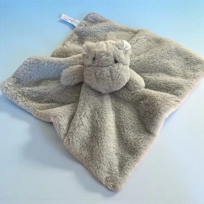 Manta de seguridad de felpa gris Hippo Lovey  Foto 1 de 4