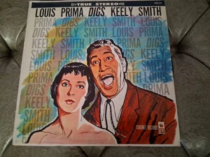 RARE ORIGINAL 1960 Louis Prima Digs Keely Smith 33 RPM LP Coronet Records - Picture 1 of 4