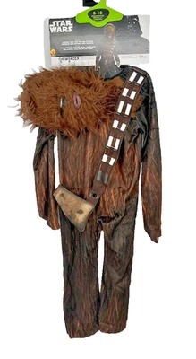 Disney Star Wars Chewbacca 2 Piezas Disfraz Halloween Nuevo Niño Mediano 8-10 Foto 1 de 4