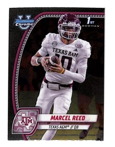Marcel Reed 1st Bowman Chrome #173 Texas A&M QB 2024 Rookie Prospect Heisman - Picture 1 of 2