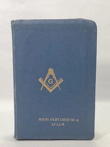 Holy Bible Masonic Edition 1957 A.J. Holman Co - Mount Joliet Lodge No. 42 - Picture 1 of 13
