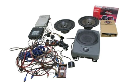 Hifonics TR200A Subwoofer Blaupunkt Mac Audio Amplifier Untested Bundle - Image 1 of 4