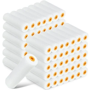 120 Pcs 4 Inch Foam Paint Roller Mini High Density Foam Roller Refills Paint... - Picture 1 of 7
