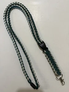 Heavy Duty Braided 550 Paracord 21” Neck Lanyard Keychain Men Women Outdoor/Work - Picture 1 of 2