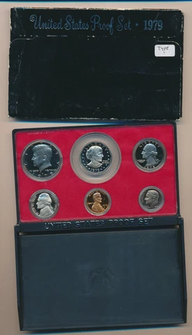 1979 U S MINT PROOF COIN SET TYPE 1 Cover
