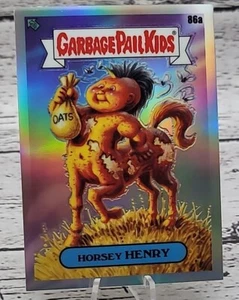 2020 Garbage Pail Kids Chrome Base Refractor #86a HORSEY HENRY Checklist - Picture 1 of 2