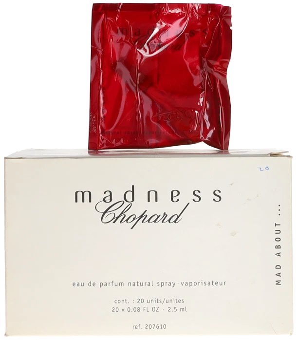 Perfume en spray Madness By Chopard para mujer EDP x20pk 0,08 oz usado en tienda nuevo Foto 1 de 1
