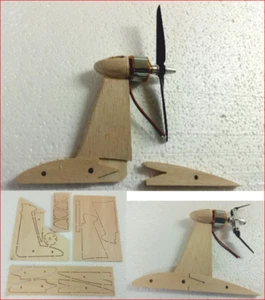 Motoraufsatz für Segelflugmodelle, passend für z.B. Amigo III, Dandy Filou Jolly - Bild 1 von 4