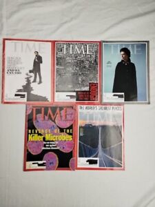 Lot de 5 magazines TIME 1994-2022 double numéro politique tueur microbes reine