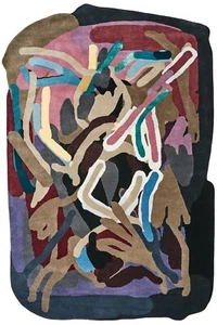 Custom Rugs 100%Wool Hand-Tufted Luxurious Carpet Hand Made Modern Area Rug - Picture 1 of 5