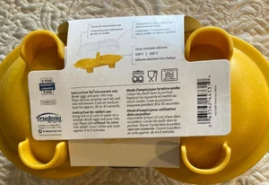 TRUDEAU SILICONE TWIN EGG MICROWAVE POACHER NEW FREE USA SHIPPING - Picture 1 of 2