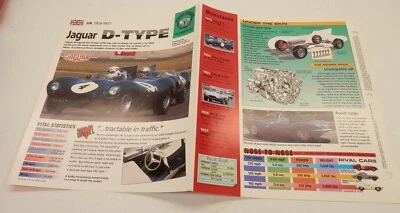 Folleto Jaguar D-Type 1954-1957 IMP HOT CARS Foto 1 de 2