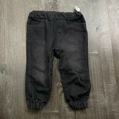 Nuevo con etiquetas Pantalones Trukfit Niños Denim Negro Jogger Pierna Ajustada Talla 24 Meses Foto 1 de 4