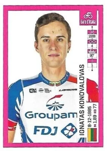 N.199 Ignatas Konovalovas - Giro D'Italia 102 2019 Panini - Imagen 1 de 1