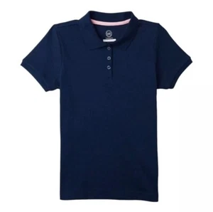 Wonder Nation Girl's Uniform Polo XL Shirt- Tidal Size 14/16 - Picture 1 of 2