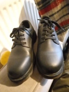 Mens Black Leather Size 8, Lace Up, NORTH West TERRITORIES - Picture 1 of 12