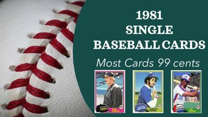 1981 Topps Baseball complete ur set #250-#580 (most 99 cents)