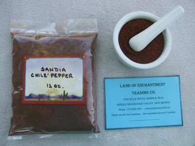 ESCACHA NUEVO MÉXICO SANDIA CHILE ROJO EN POLVO 12 OZ ¡Fresco!  VENDEDOR DE ESTADOS UNIDOS ENVÍO GRATIS Foto 1 de 3