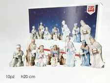 Set natività Personaggi Statue presepe presepio 10pz statuine cm20 Paesaggio