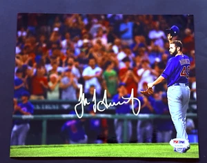 Jake Arrieta signed Autogramm Chicago Cubs 8x10 Foto PSA - Bild 1 von 6