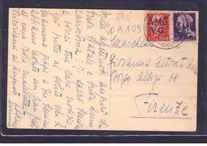 AK Venedig Julia AMG VG für Italien 1 + 2 Lire Kaiserreich 1946 WA109 - Bild 1 von 1