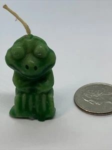 Vintage Toad / Frog Wax Candle Never Burned Collectible - Picture 1 of 5