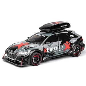 1:24 Audi RS6 Wagon Model Car Diecast Toy Cars Toys for Boys Kids Gifts Grey - Picture 1 of 16