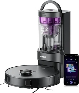 Eureka E20 PLUS Robot Vacuum and Mop Combo with Bagless Self Emptying Station - Picture 1 of 2