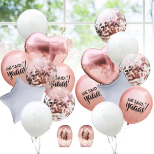 18 Pcs/set Ballondekorationsset Hochzeitsballons in Roségold Partyzubehör - Bild 1 von 11