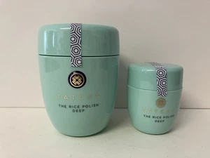 Tatcha The Rice Polish Deep Foaming Exfoliant Powder 2.1 oz & .5 oz NEW & SEALED - Picture 1 of 4