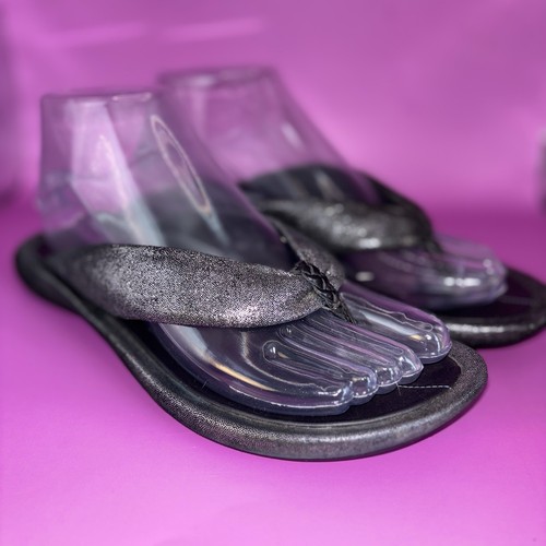 Nike G Series Infradito Perizoma Argento Metallizzato Nero 7.5 B D19603 (0069)