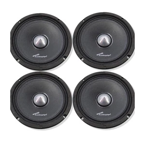2 Paar 6" 200W 4-Ohm Mid-Bass Silver Bullet Lautsprecher Audiopipe - Bild 1 von 4