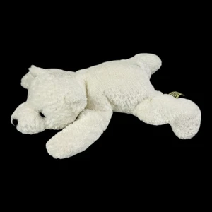 "Oso de peluche blanco de colección Target Corp. de felpa con textura floja 16""" - Imagen 1 de 6