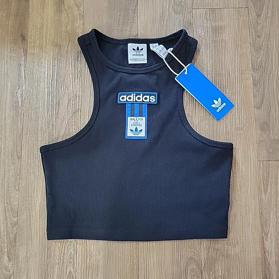Adidas Women’s ADIBREAK CROPPED TANK TOP IU2456 Size XS